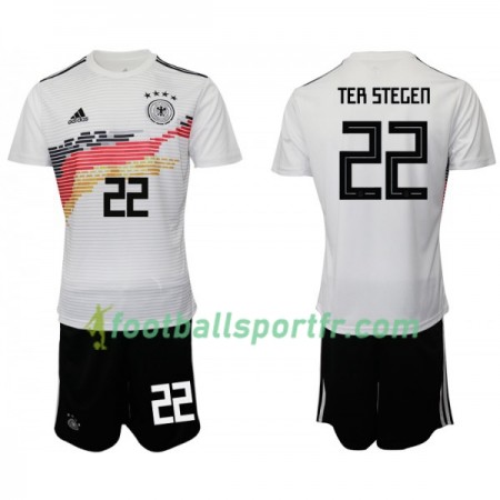 Tenue Allemagne TER STEGEN 22 Enfant Domicile 2019 Maillot de Foot